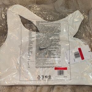 White Nike Sports bra